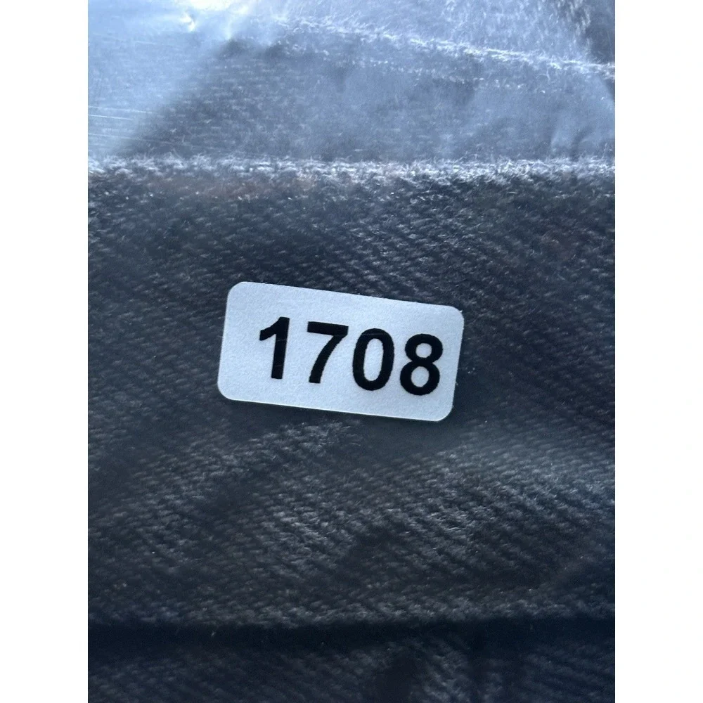 George Jeans Mens Black Straight Leg Mid Rise Jeans Size 36x32‎